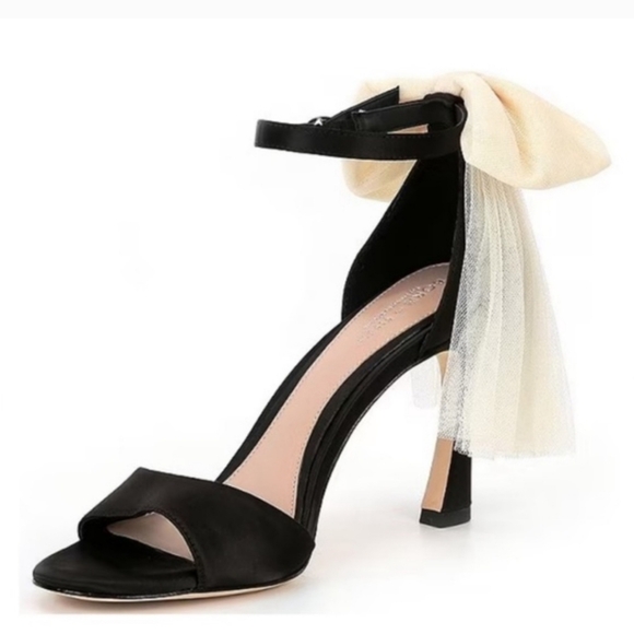 ANTONIO MELANI x Born on Fifth Elle Satin Tulle Bow Back Heels - Picture 7 of 8